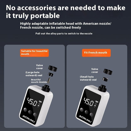 Portable Electric Air Pump – Mini Inflator for Road Bikes - CougarBikes