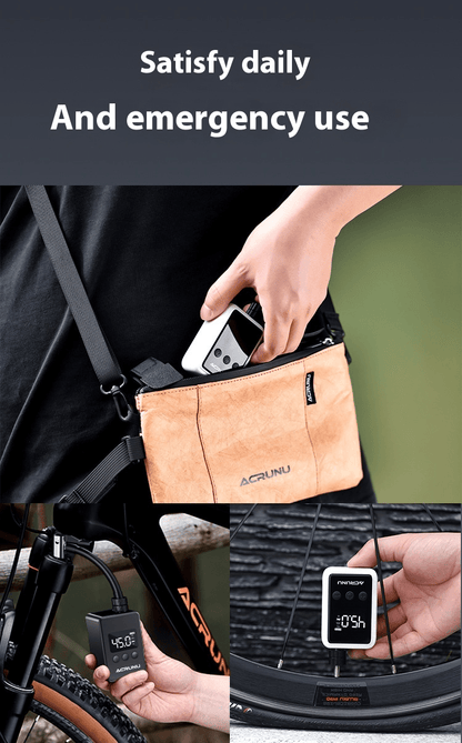 Portable Electric Air Pump – Mini Inflator for Road Bikes - CougarBikes