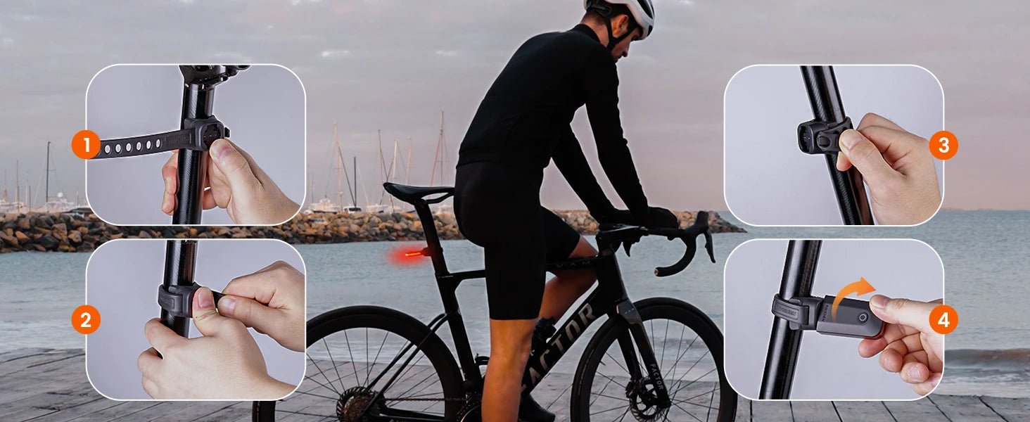 RAVEMEN CL01 Bike Tail Light - CougarBikes