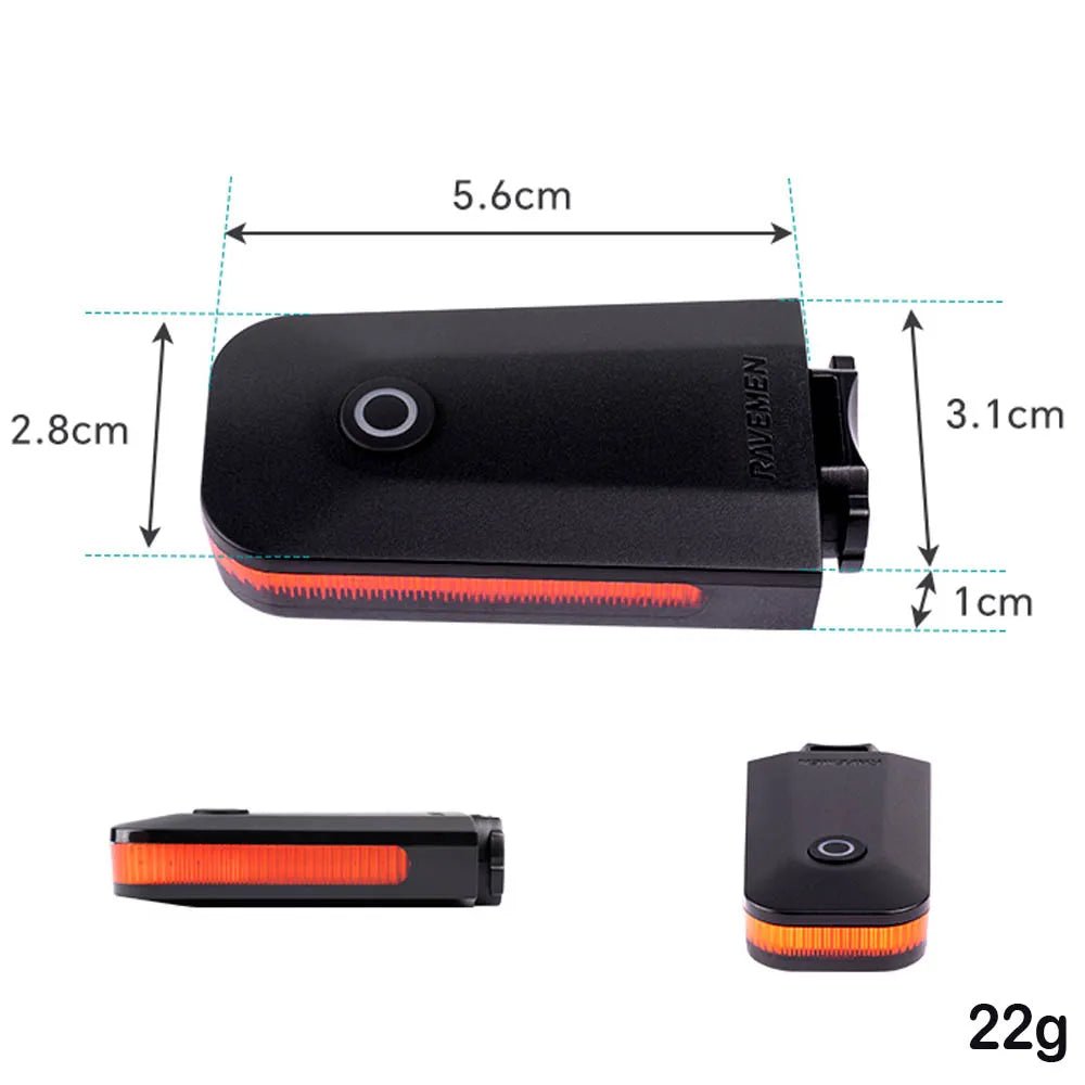 RAVEMEN CL01 Bike Tail Light - CougarBikes