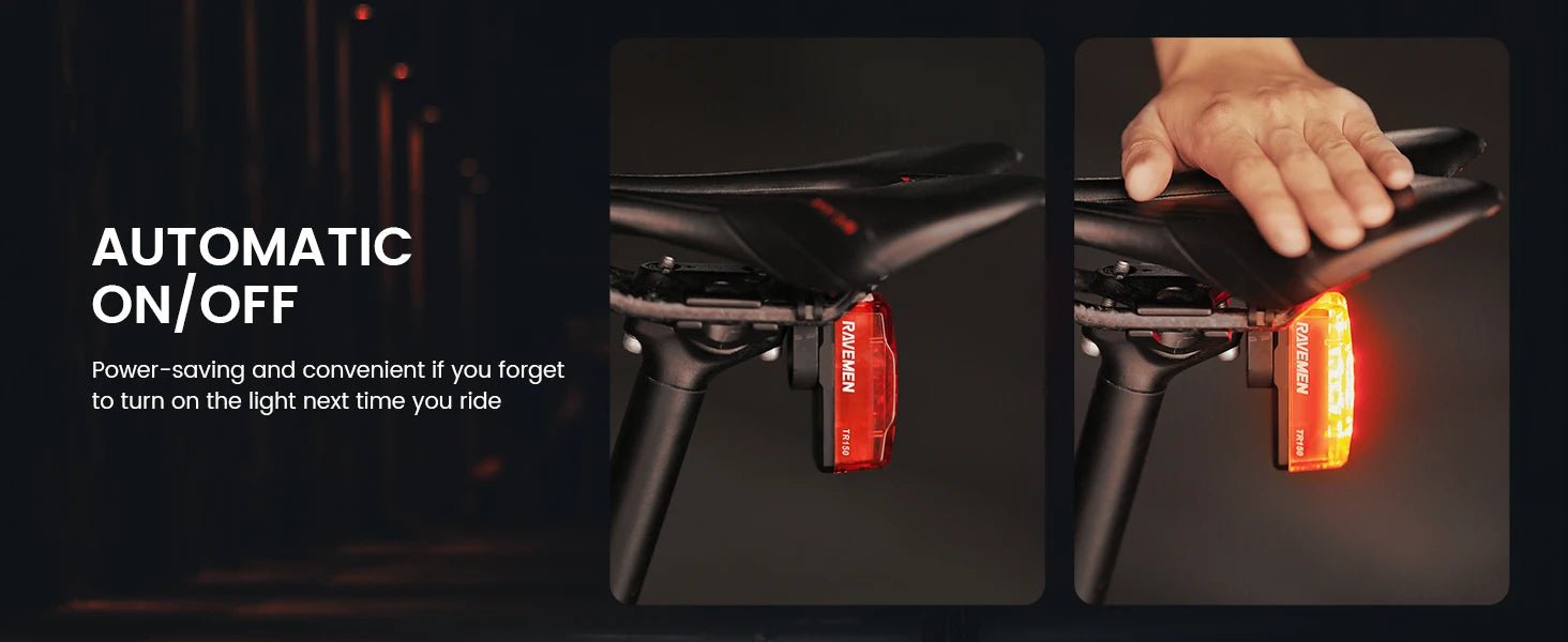 RAVEMEN TR150 Smart Tail Light - CougarBikes