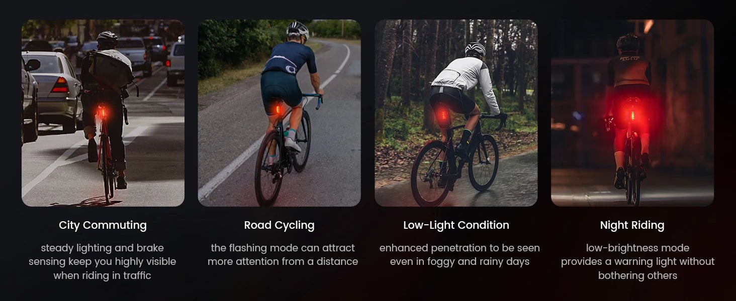 RAVEMEN TR150 Smart Tail Light - CougarBikes