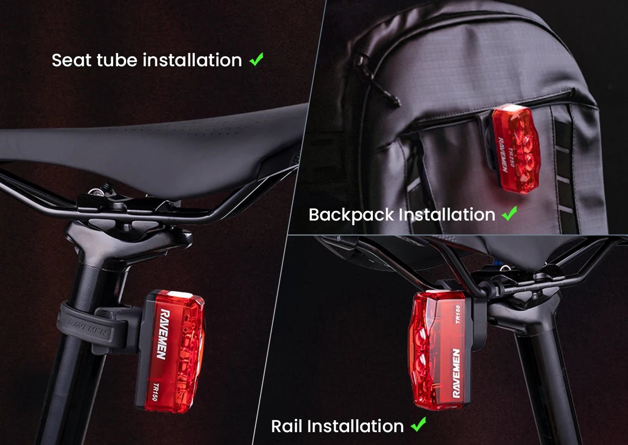 RAVEMEN TR150 Smart Tail Light - CougarBikes