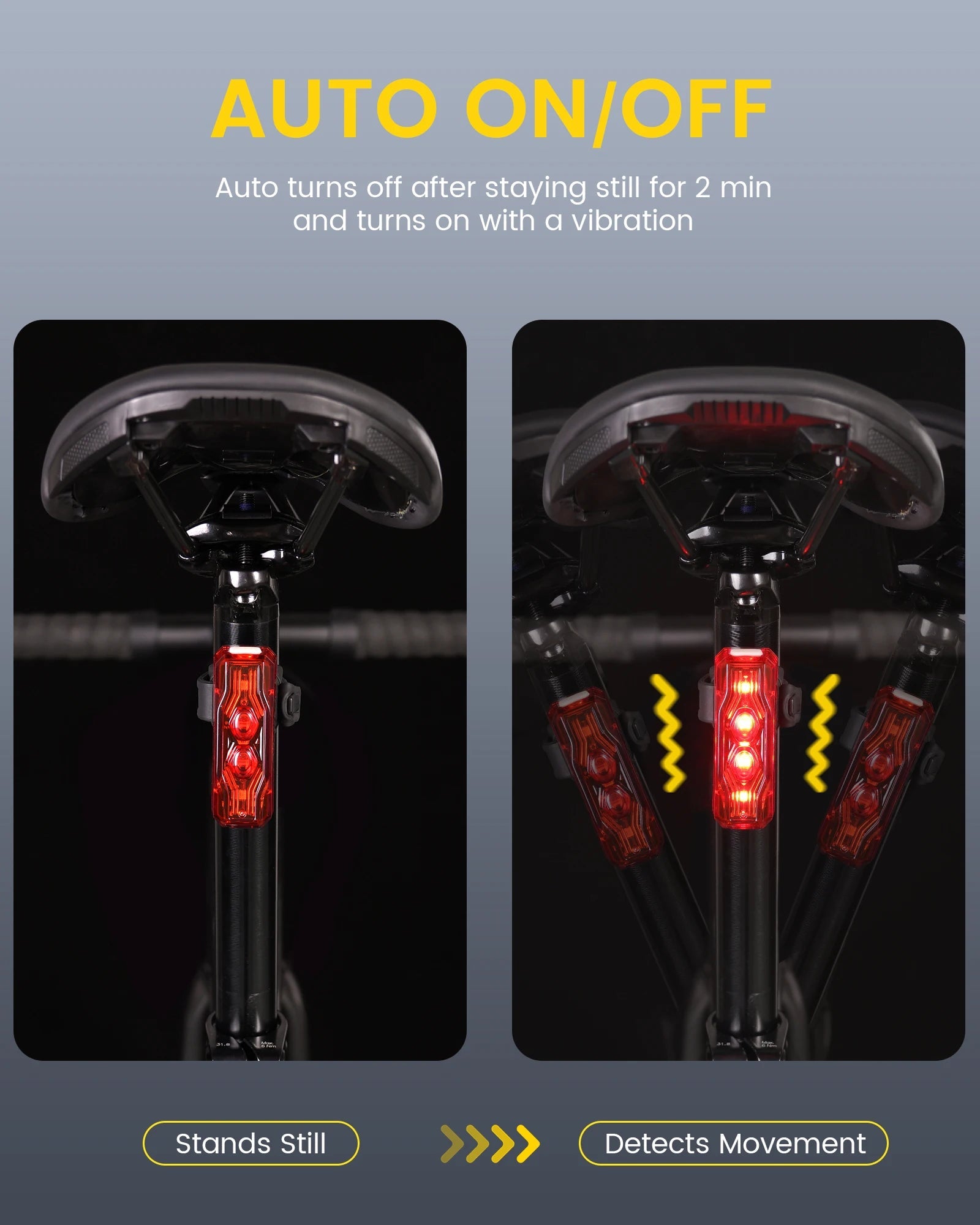 RAVEMEN TR250 Smart Radar Tail Light - CougarBikes