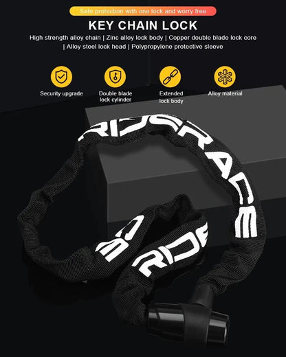 Riderace Chain Lock Bike Anti Theft 95cm - CougarBikes