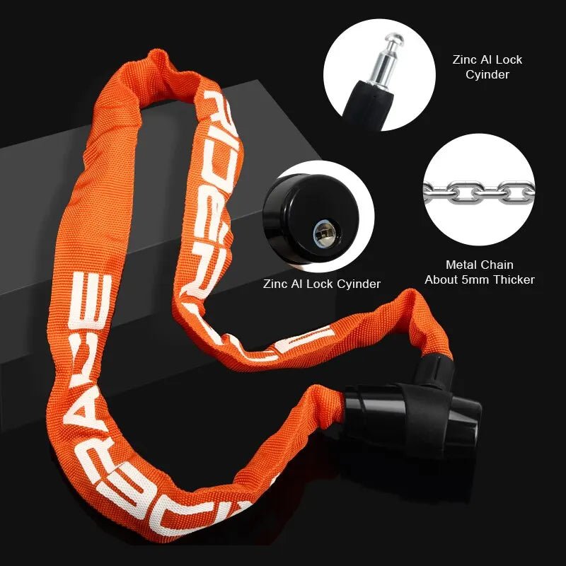 Riderace Chain Lock Bike Anti Theft 95cm - CougarBikes