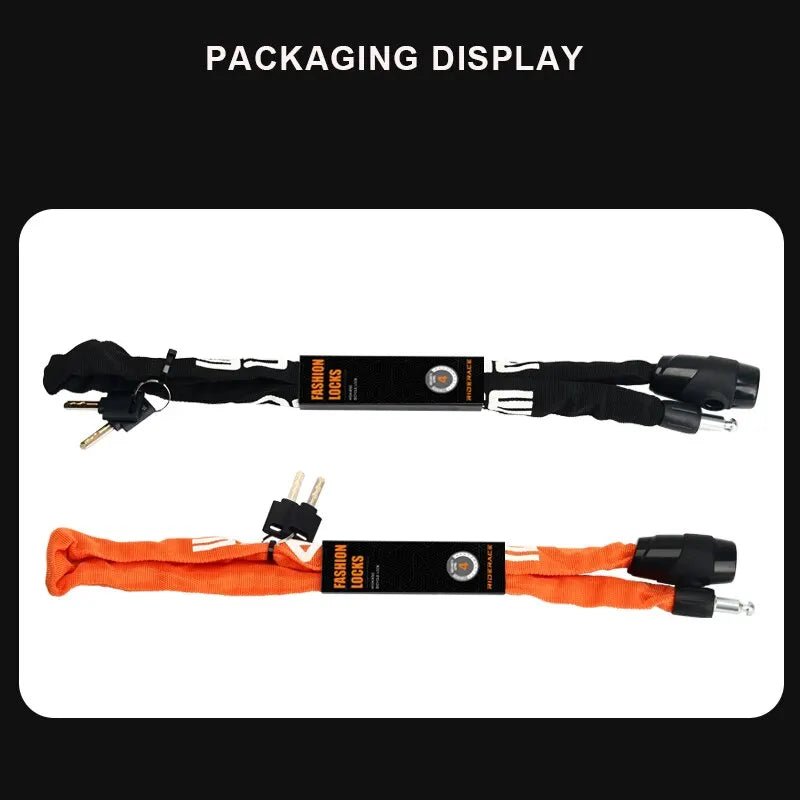 Riderace Chain Lock Bike Anti Theft 95cm - CougarBikes