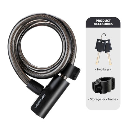 ROCKBROS Cable Lock Bike Anti Theft 115cm - CougarBikes