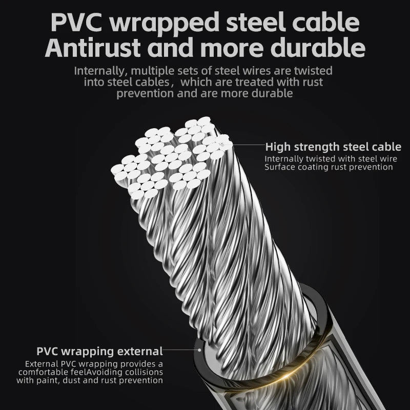 ROCKBROS Cable Lock Bike Anti Theft 115cm - CougarBikes