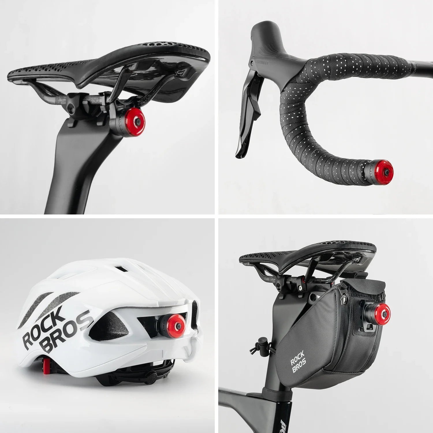 ROCKBROS Smart Bike Tail Light Brake Sensing Rechargeable Waterproof Light - CougarBikes