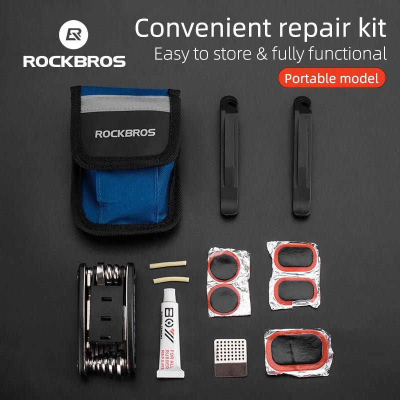 ROCKBROS Specialized 16 in 1 Bike Multi Tool Repair Kit Compact Cycling Tool Set - CougarBikes
