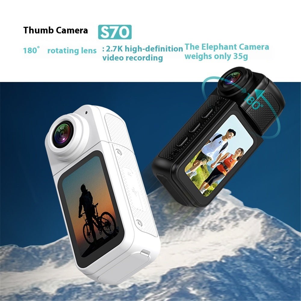 S70 Anytek 2.7K Bike Thumb Camera – Mini WiFi Action Camera - CougarBikes