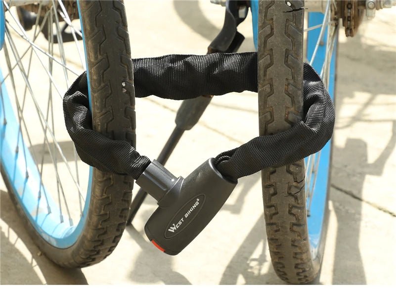 WEST BIKING Chain Lock Bike Anti Theft 1.2m - CougarBikes