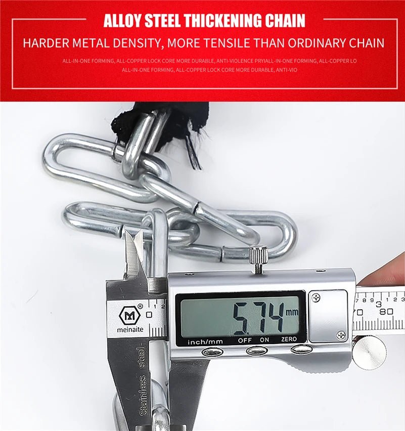 WEST BIKING Chain Lock Bike Anti Theft 1.2m - CougarBikes