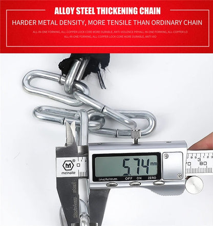 WEST BIKING Chain Lock Bike Anti Theft 1.2m - CougarBikes