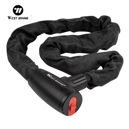 WEST BIKING Chain Lock Bike Anti Theft 1.2m - CougarBikes