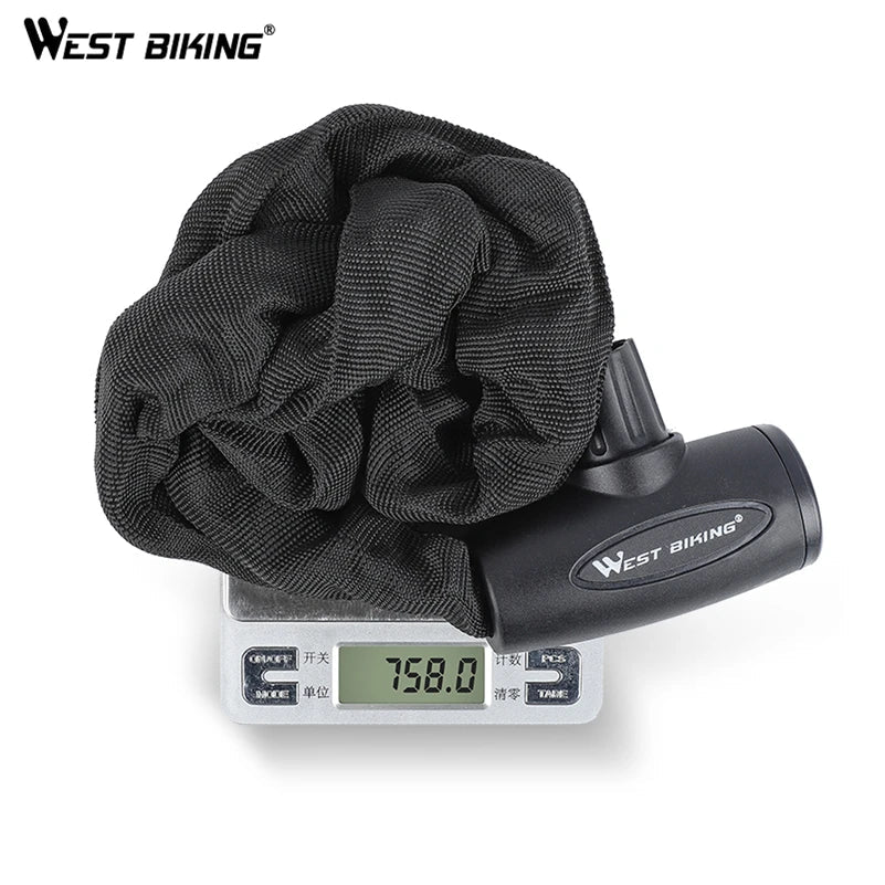 WEST BIKING Chain Lock Bike Anti Theft 1.2m - CougarBikes