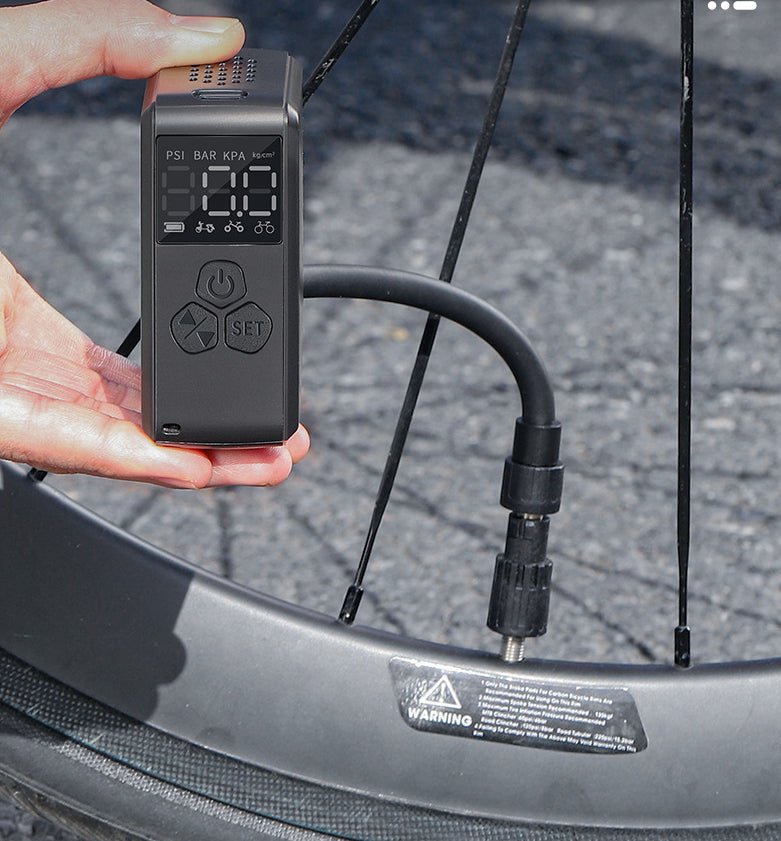 WESTBIKING Electric Bike Pump – High Pressure Portable Inflator (160 PSI) - CougarBikes